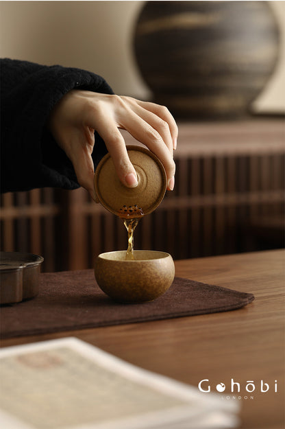 Gohobi Portable Travel Tea Set – One Pot One Cup Gongfu Tea Set for One