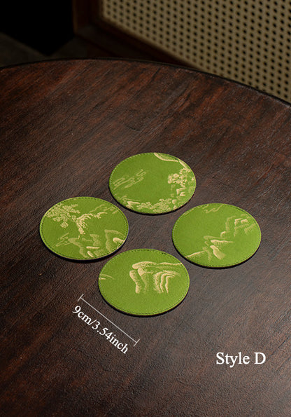 Gohobi Set of 4 Heat-Resistant Pads for Teapots