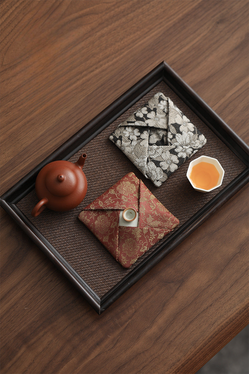 Gohobi Gaiwan Lid Brocade Fabric Cover