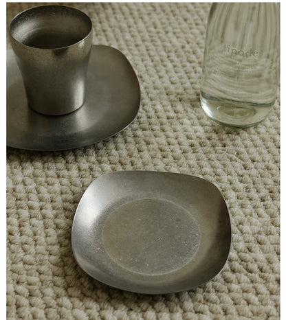 Gohobi Retro 304 Stainless Steel Square Plate