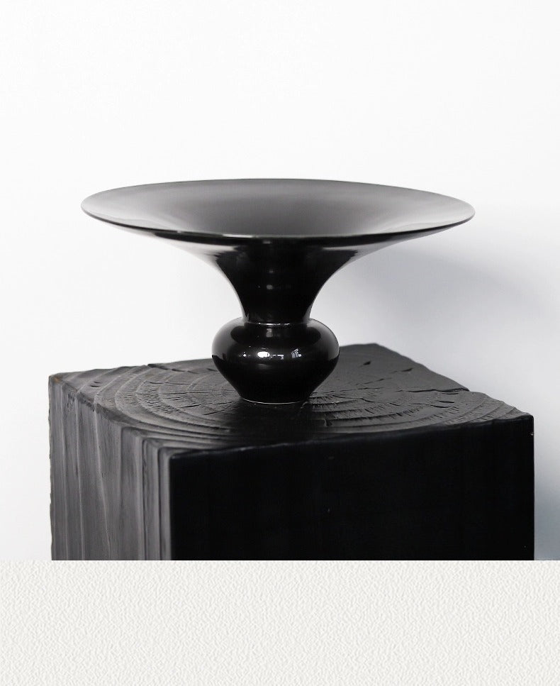 Gohobi Japanese Ikebana Flower Stand – Zen Ceramic Flower Arrangement Vessel