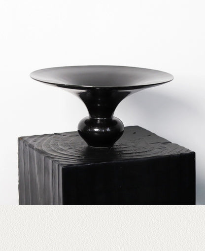 Gohobi Japanese Ikebana Flower Stand – Zen Ceramic Flower Arrangement Vessel