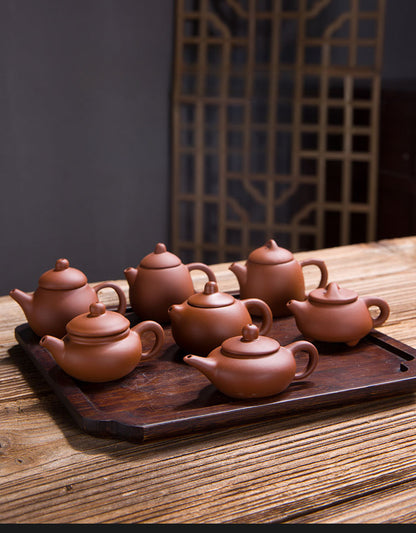 Gohobi Handmade Ceramic YiXing Clay Mini Teapot Ornament Tea pet