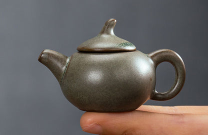 Gohobi Handmade Ceramic YiXing Clay Mini Teapot Ornament Tea pet