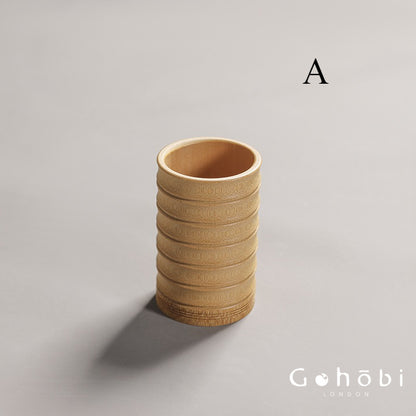 Gohobi Bamboo Basket Tea Accessories Set – Japanese-Style Six Gentlemen Kung Fu Tea Tools