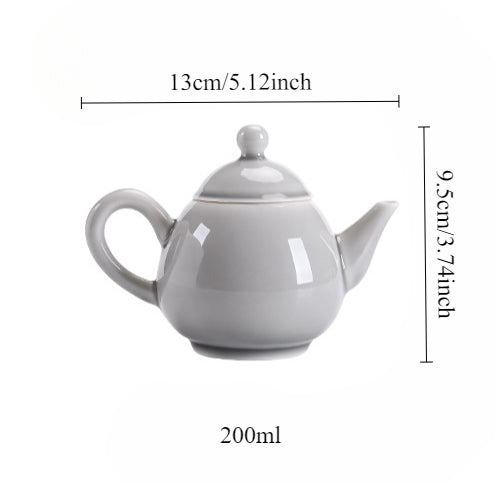 Gohobi Japanese Style Ice Grey Teapot 002