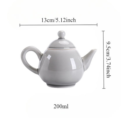 Gohobi Japanese Style Ice Grey Teapot 002