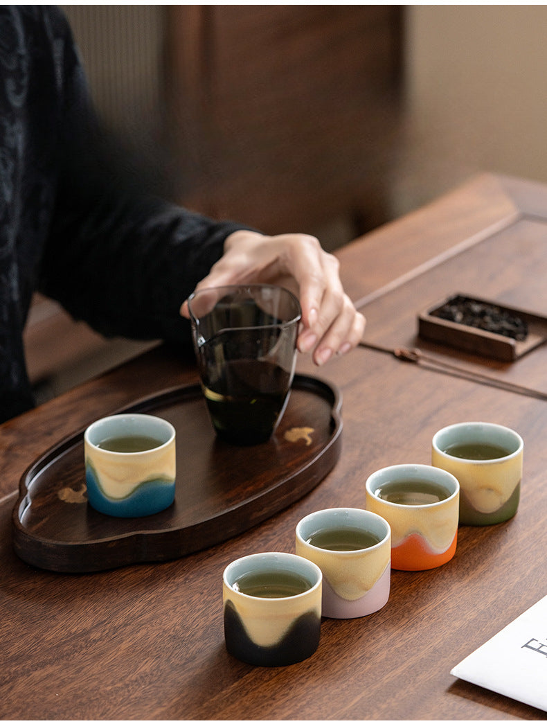 Gohobi Colourful Mountain Tea Cup Set 001