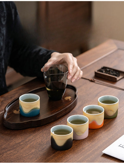 Gohobi Colourful Mountain Tea Cup Set 001
