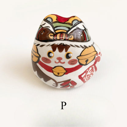 Gohobi x Little Diary Handmade Ceramic Lucky Cat