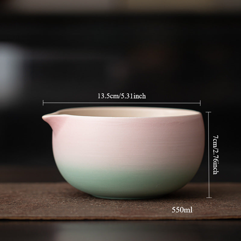 Gohobi Ceramic Matcha Set 043 Pink and Green