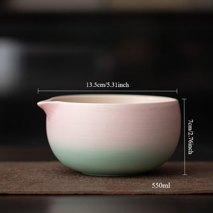 Gohobi Ceramic Matcha Set 043 Pink and Green