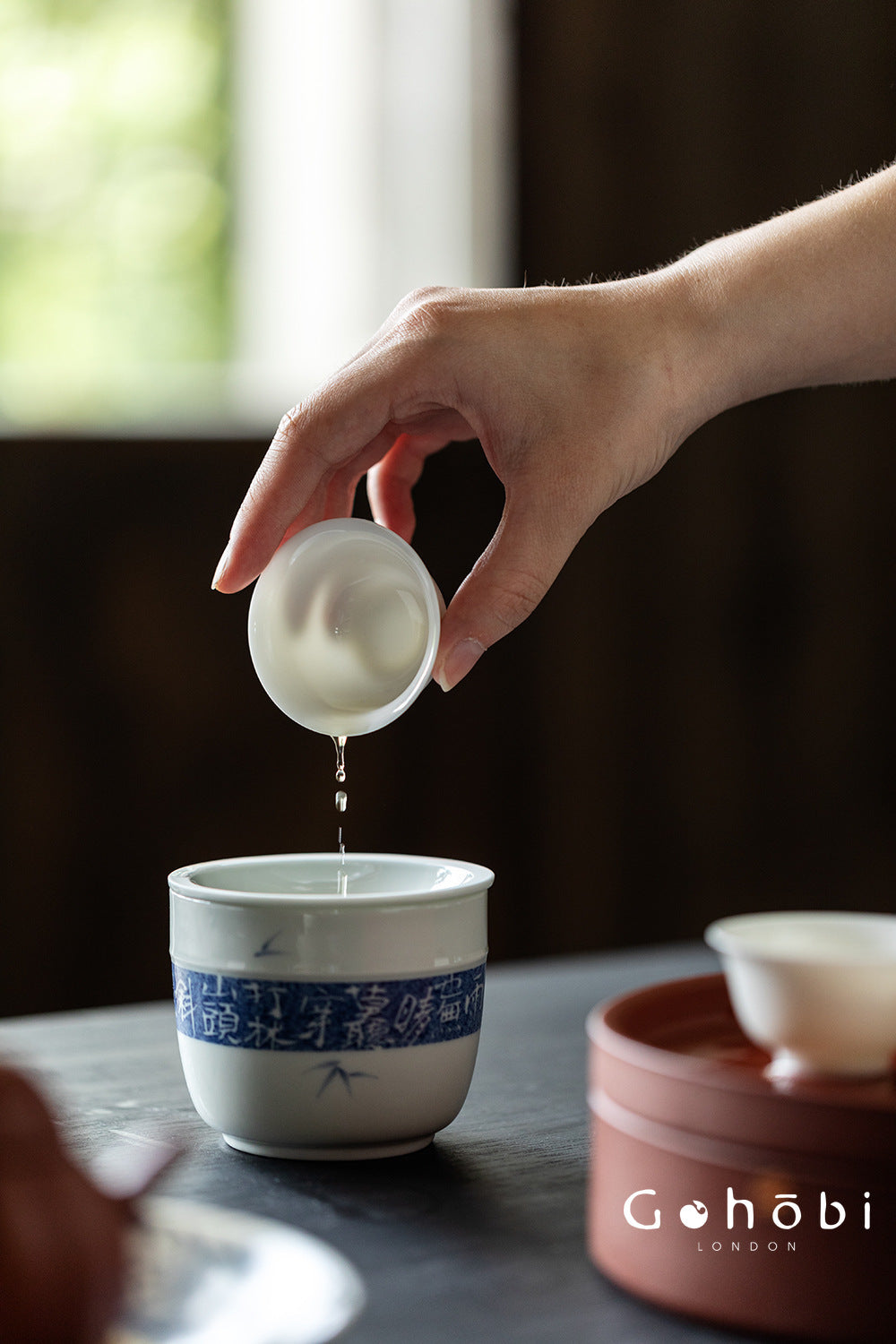 Gohobi Complete Gongfu Tea Set – Chinese Tea Brewing Set with Teapot, Cups & Tea Tray