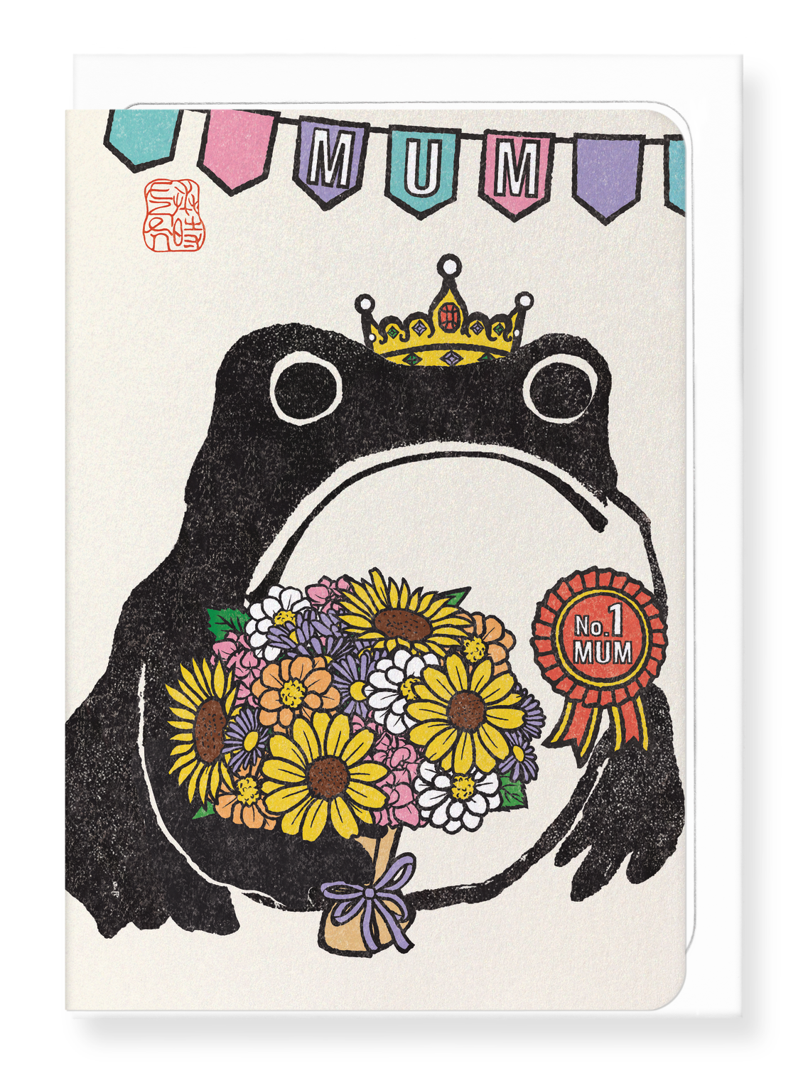 Ezen Designs MOTHER'S DAY EZEN FROG: Greeting Card [Made in the UK]