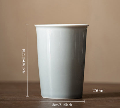 Gohobi Japanese Style Ice Grey and Green Tea Cup 002