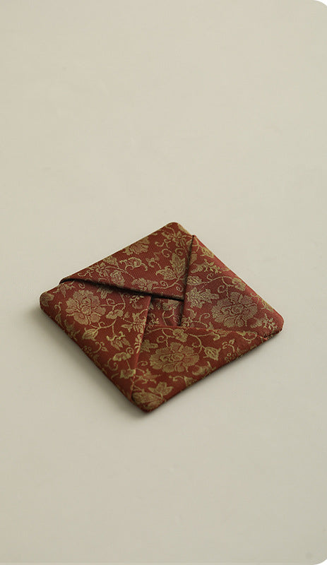 Gohobi Gaiwan Lid Brocade Fabric Cover