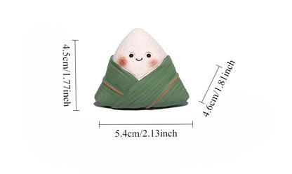 Gohobi Yixing Purple Clay Champion Zongzi Tea Pet – Dragon Boat Festival Ornament