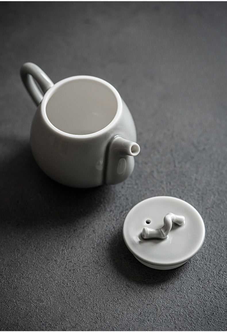 Gohobi Japanese Style Ice Grey Teapot 003