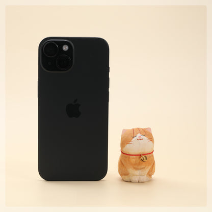 Gohobi Handcrafted Large Wooden Orange Cat Ornament