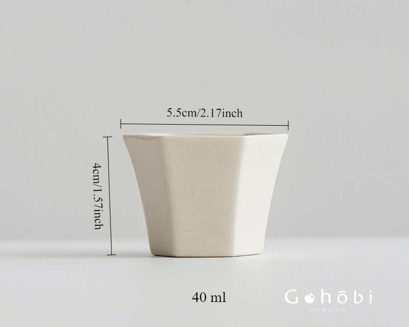 Gohobi Wood Ash Glaze Three-Legged Teacup – Handmade Song Style Gongfu Master Cup
