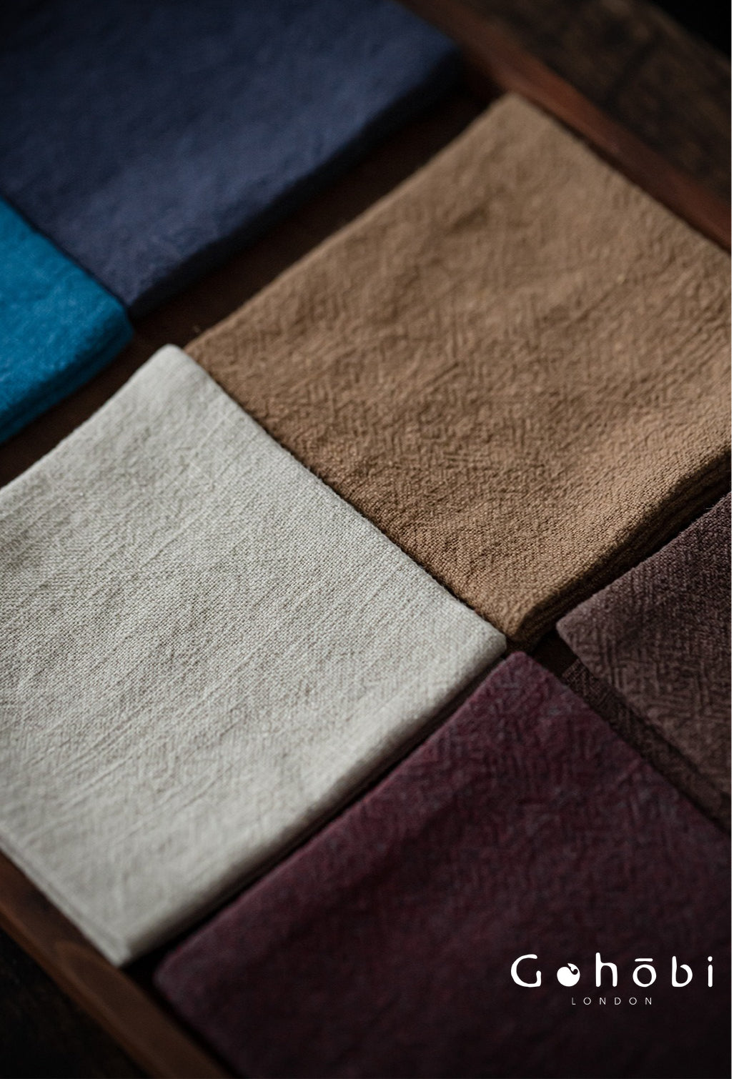 Gohobi Zen Ramie Tea Towel – Absorbent Tea Cloth for Gongfu Tea Table and Teapot