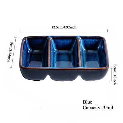 Gohobi Retro Creative Three-Compartment Plate