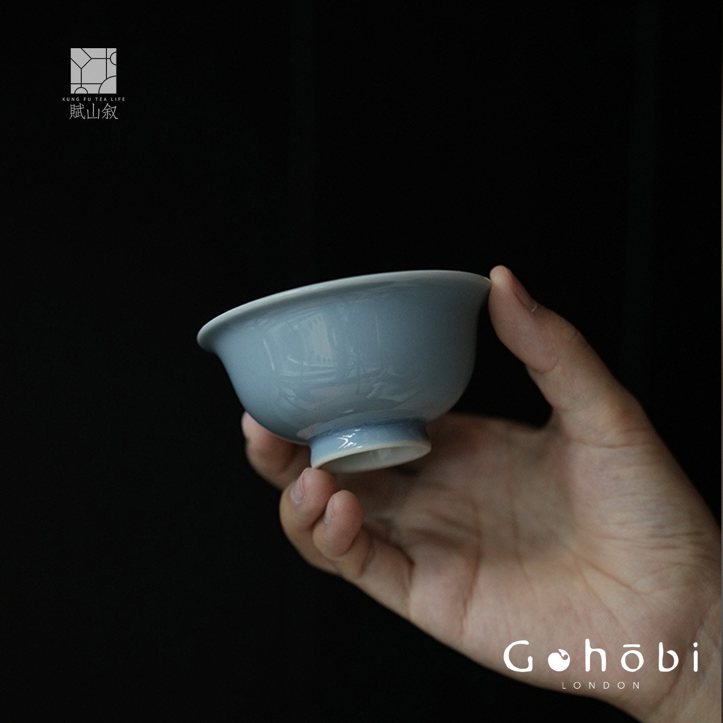 [賦山敘 x Gohobi] Gohobi Jingdezhen High-Temperature Glaze Teacup – Solid Color Gongfu Tea Master Cup