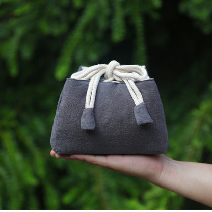 Gohobi Cotton Teaware Storage Travel Bag