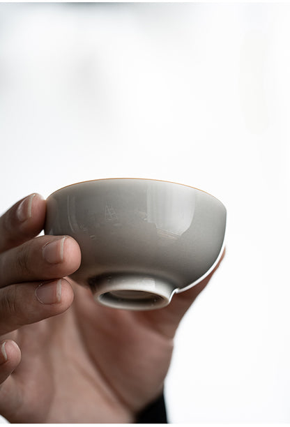 Gohobi Handmade Ice Grey Tea Cup