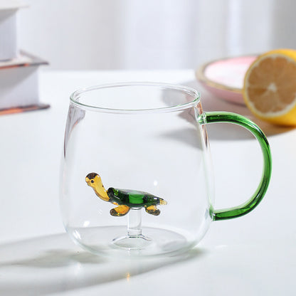 Gohobi Animal & Plant Colourful Glass Tea Mug