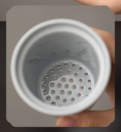 Gohobi Hand-painted Travel Teapot Gaiwan Set