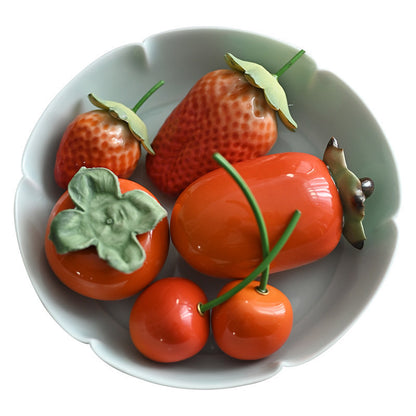 Gohobi Handmade Strawberry Cherry Tomato Fruit Ornament