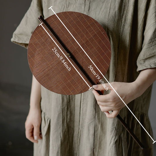 Gohobi Handwoven Bamboo Waist Fan