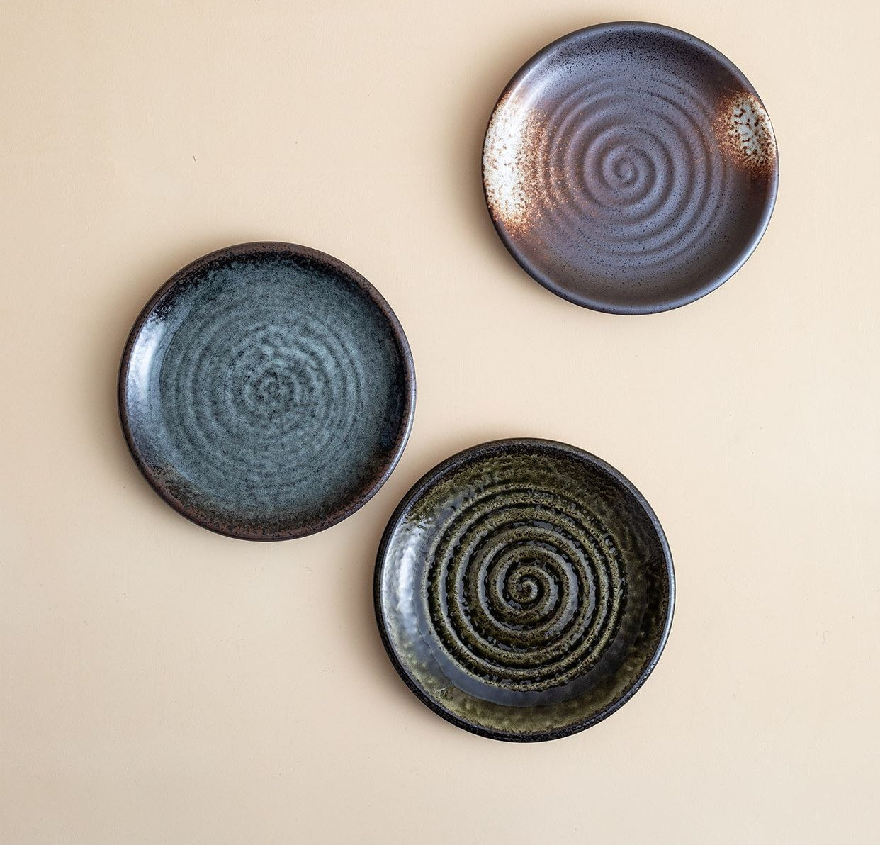 Gohobi Made in Japan Mino Ware Wabi-Sabi Plate – Ceramic Side Plate [Made in Japan]