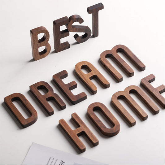 Gohobi Solid Wood Letter Wall Decor