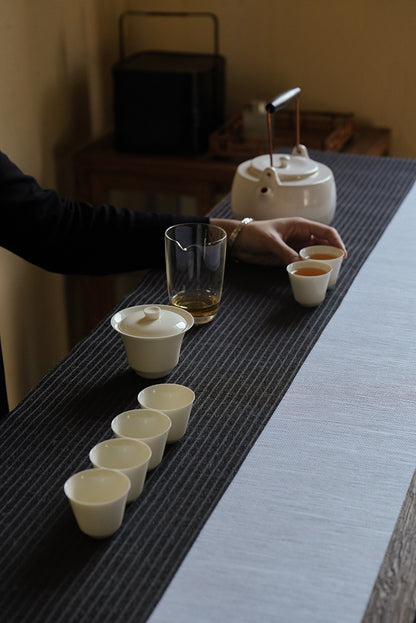 Tasse à thé blanc fine Gohobi Song