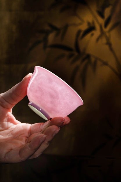 [清本源 x Gohobi Gallery] Inner-Molded Ocean Wave Pattern · Twelve Colors Series · Ying Pink Egg Cup