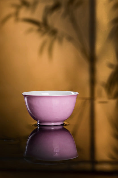 [清本源 x Gohobi Gallery] Inner-Molded Ocean Wave Pattern · Twelve Colors Series · Ying Pink Egg Cup