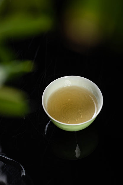 [清本源 x Gohobi Gallery] Inner-Molded Ocean Wave Pattern · Twelve Colors Series · Early Spring Green Egg Cup