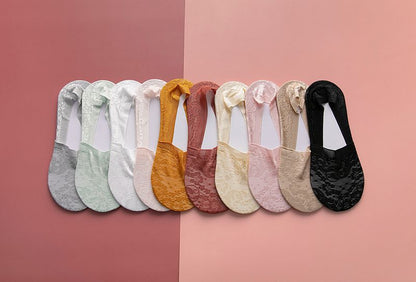 Spring/Summer Women's Lace Trainer Socks