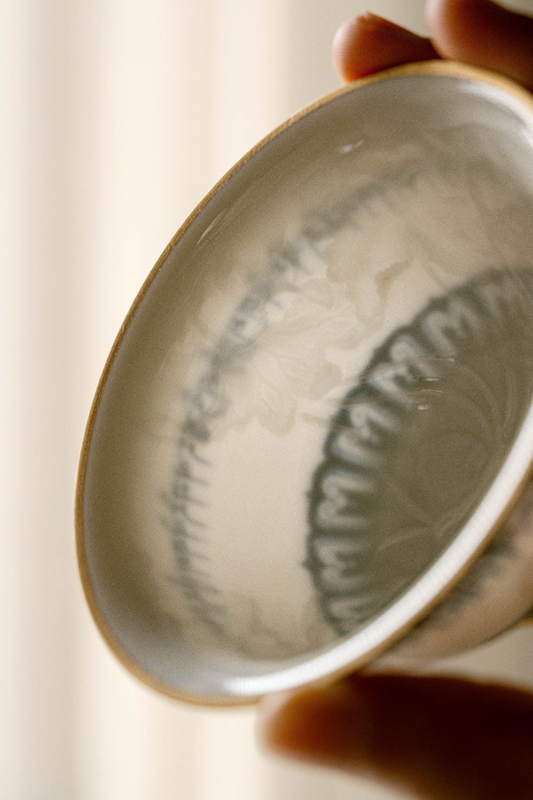 [清本源 x Gohobi Gallery] Gaiwan Lotus précieux bleu sur bleu à motif double dragon