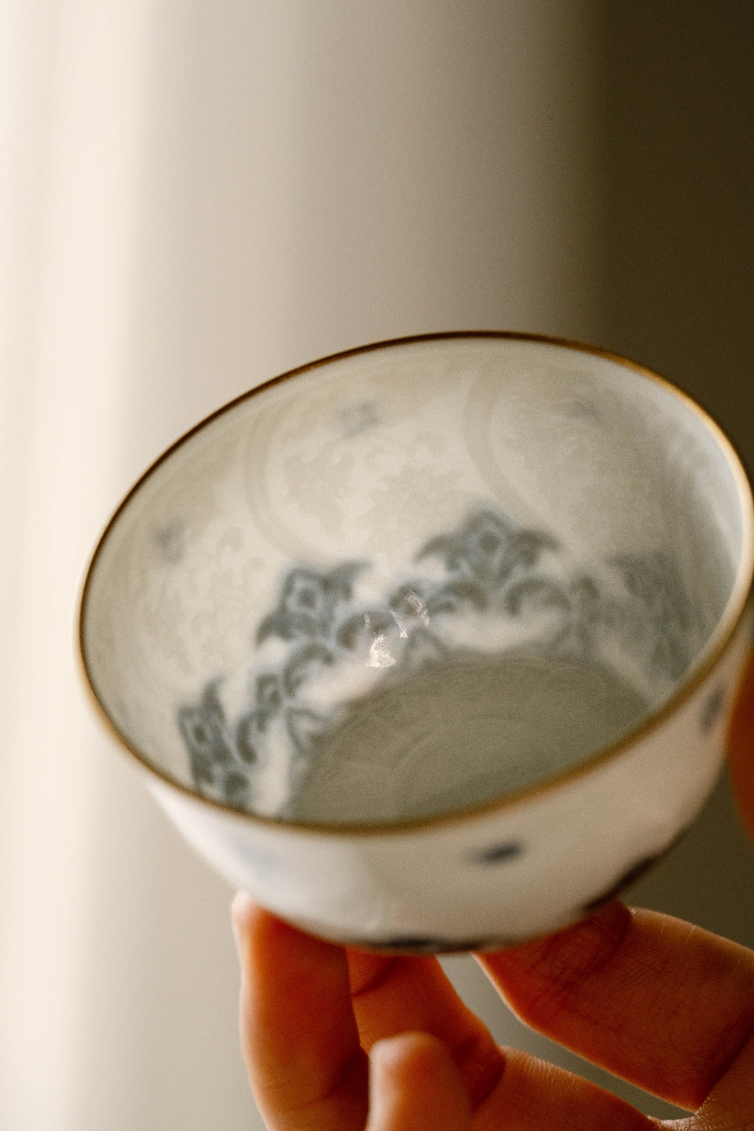 [清本源 x Gohobi Gallery] Tasse à thé de vigne de lotus bleu