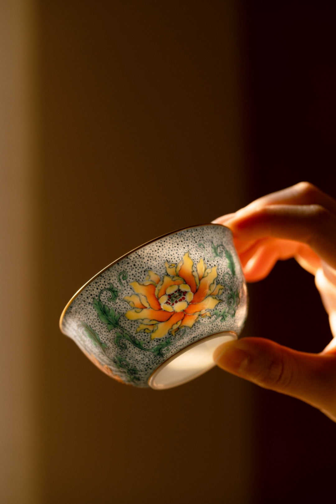 [清本源 x Gohobi Gallery] Tasse à thé de vigne de lotus bleu