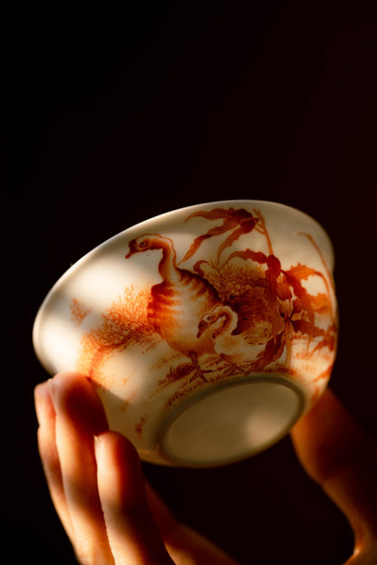 [清本源 x Gohobi Gallery] Tasse à thé de vigne de lotus bleu