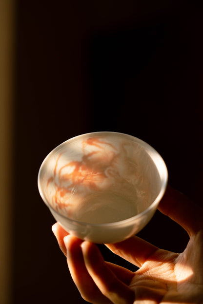 [清本源 x Gohobi Gallery] Tasse à thé de vigne de lotus bleu