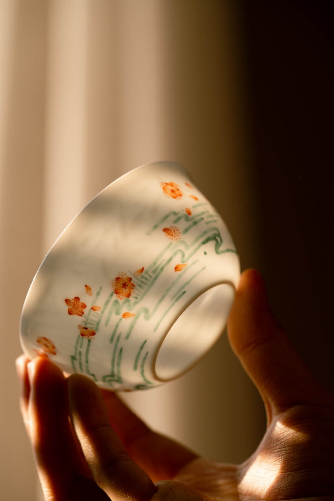 [清本源 x Gohobi Gallery] Tasse à thé de vigne de lotus bleu