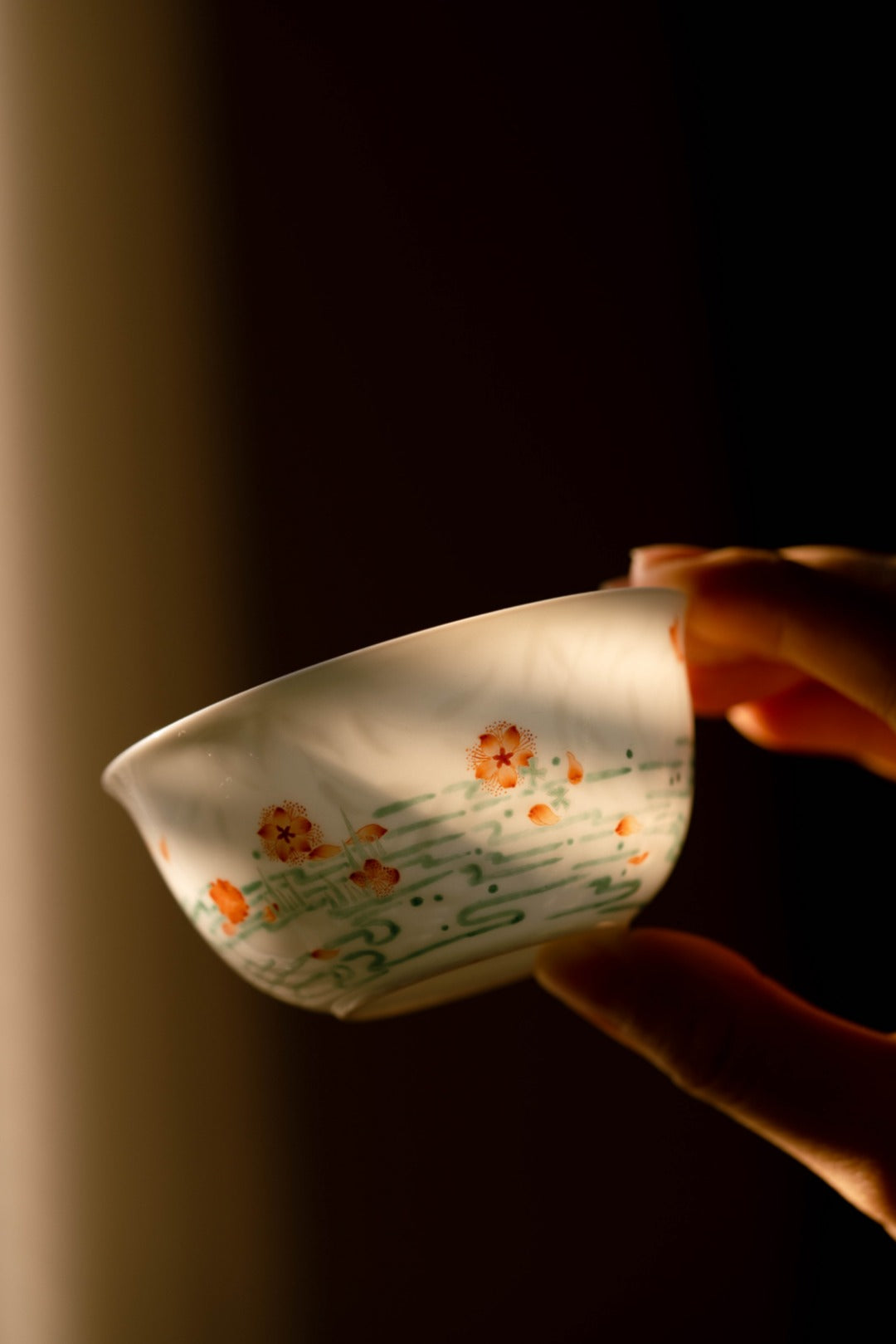 [清本源 x Gohobi Gallery] Tasse à thé de vigne de lotus bleu