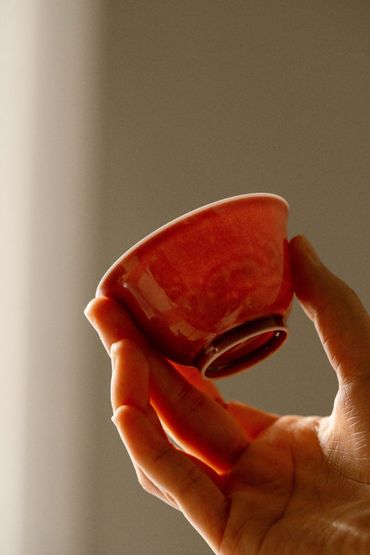 [清本源 x Gohobi Gallery] Tasse à thé de vigne de lotus bleu