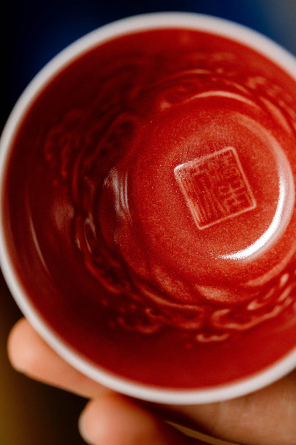 [清本源 x Gohobi Gallery] Tasse à thé de vigne de lotus bleu