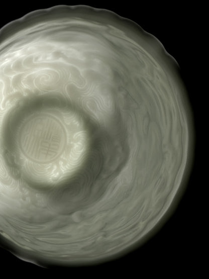 [清本源 x Gohobi Gallery] Thin-Body Inner-Imprinted and Carved Sea Wave Cup – Qing Ben Yuan Series (60ml)